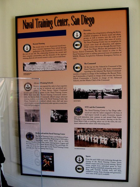 Naval Training Center, San Diego. The recruit story is one of personal transformation; a recruit's experience from arrival through graduation is the foundation for memories...