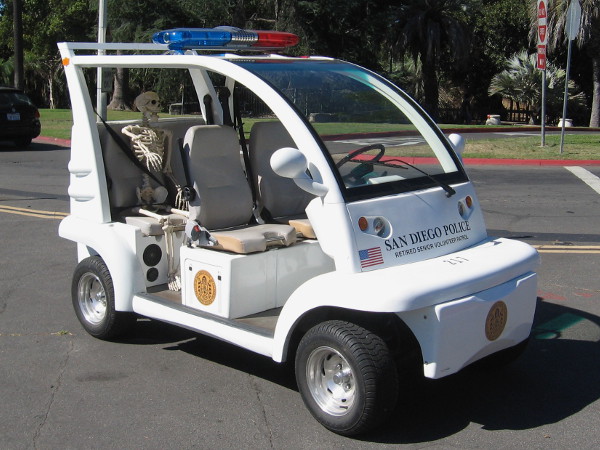 The San Diego Police could not stop the frightening scene to come. Their skeleton crew was taking a lazy Saturday nap in the park.