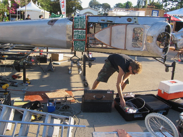 Getting a giant robot ready to thrill thousands at Maker Faire.