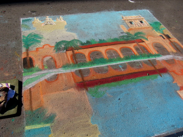 Torrey Pines High School, National Art Honor Society. I could feast my eyes on this glowing chalk artwork all day long!