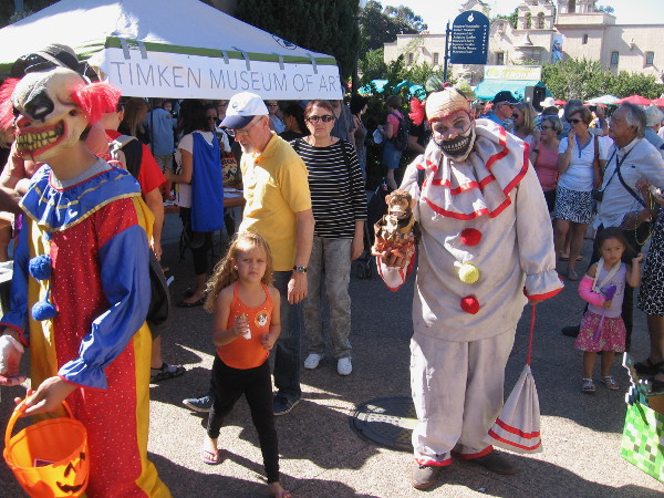 Oh, no! Here come the evil clowns! Now we asked for it!