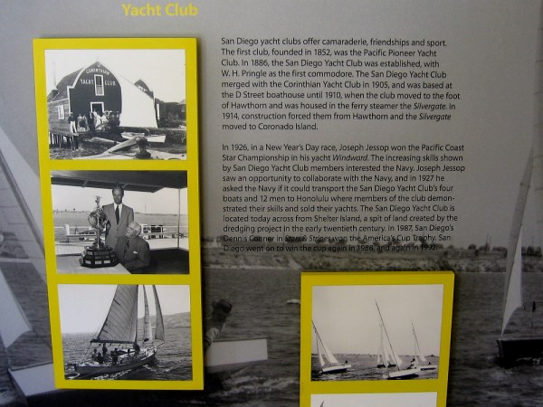 San Diego yacht clubs offer camaraderie, friendships and sport. The first club, founded in 1852, was the Pacific Pioneer Yacht Club. In 1886, the San Diego Yacht Club was established.