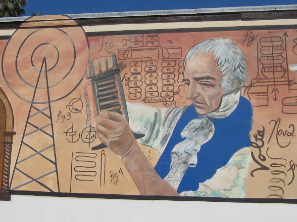 Alessandro Volta invented the electrical battery.