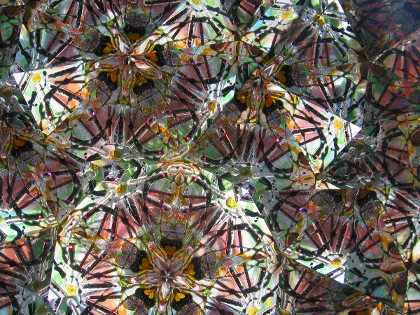 Here's a photo I took after turning a dial of the kaleidoscope.