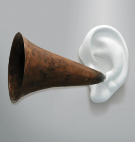 John Baldessari, Beethoven's Trumpet (with Ear) Opus #127, 2007. Beyer Projects.
