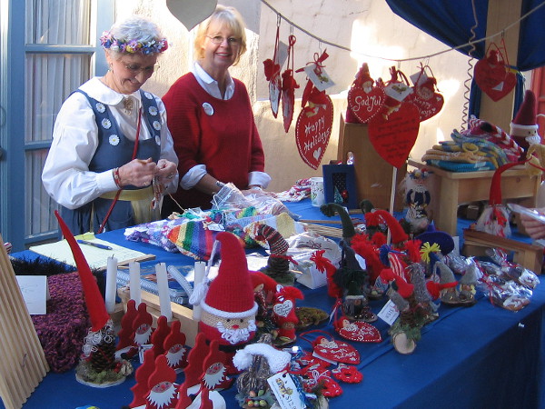 Traditional costumes, holiday food from diverse nations and cultures, and lots of crafts were found around the International Cottages!