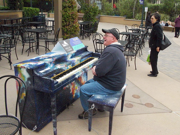 Three magic benches are visible in this photo. Can you spot them?