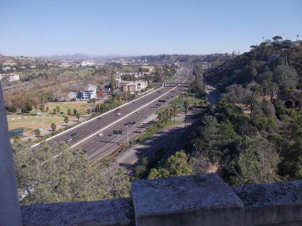 Looking east into Mission Valley.
