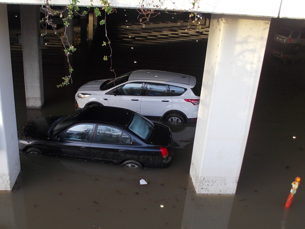 More cars abandoned in the flood. Many storms are in line to strike San Diego in the coming days during this El Nino year.