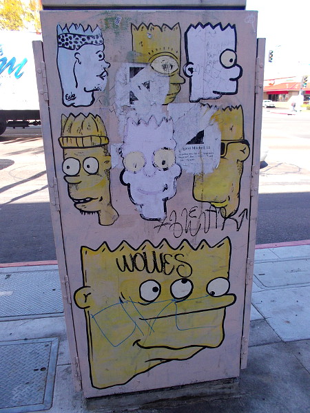 A cyclops eye or three eyes . . . Bart is one versatile cartoon character. A creative artist has fun with The Simpsons, the longest-running animated show in television history.