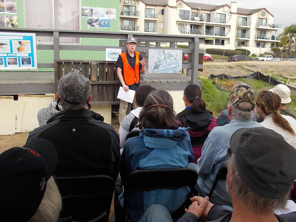Speaker describes how the ReWild project of the San Diego Audubon Society is working to restore important wetlands in the northeast corner of Mission Bay.