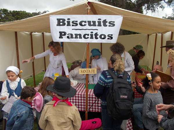 Various exhibits recreated aspects of camp life, and life in San Diego during the mid-19th century.