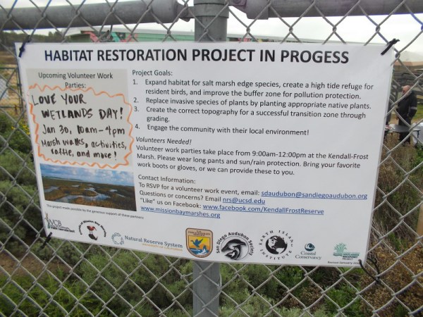 Volunteers needed! Volunteer work parties take place from 9am-12pm at the Kendall-Frost Marsh. Please wear long pants and sun or rain protection. Bring your favorite work boots or gloves, or we can provide these to you.