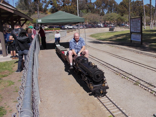 Adults love riding the trains just as much as kids. Hobbyists build and maintain the rail cars and working locomotives, and haul them to the park for some fun.