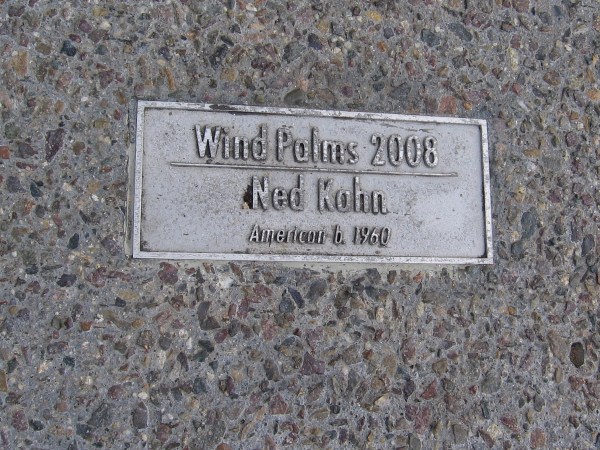 Wind Palms, Ned Kahn, 2008. Stainless steel kinetic sculptures in front of Hilton San Diego Bayfront.