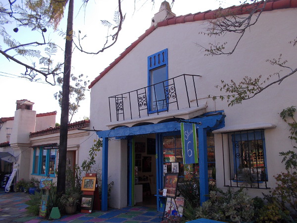Studio 6 has a sliding barn door! Two other studios dating from the 1935 California Pacific International Exposition have similar doors.