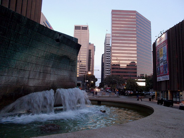 An iconic water fountain in the heart of San Diego is yet another cool sight!