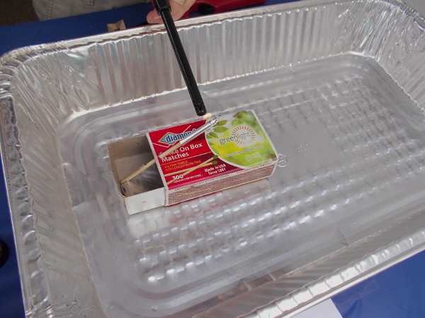 Prepare for lift-off from a clever, fireproof launching platform! Safely apply flame and let fly!