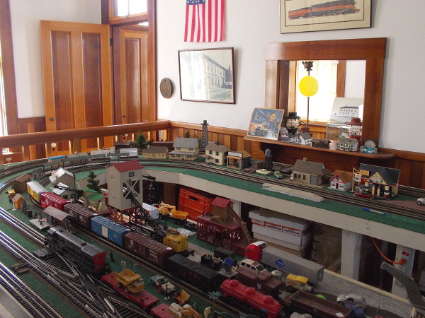 A second room inside the National City Depot contains a huge model train layout! The exhibit is run when the depot is open Thursdays to Sundays from 9am to 5pm. It appears that SDERA members have a lot of fun!