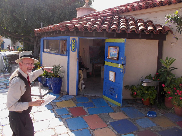 Jeff provides a really interesting tour. Look for his friendly smile if you happen to find yourself in wonderful Spanish Village!