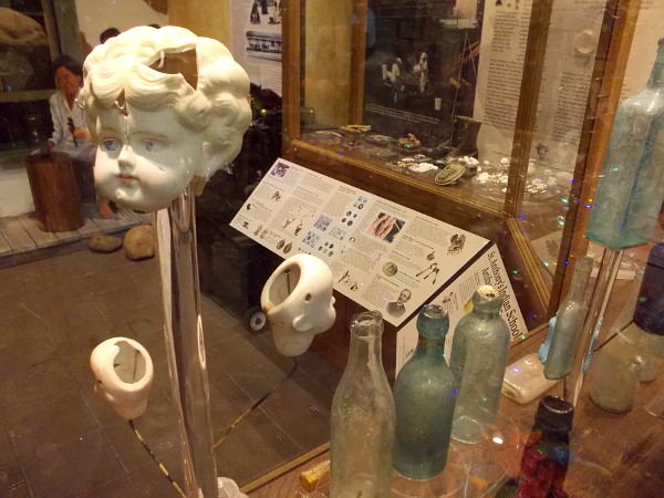 Fascinating exhibits inside the Casa de Aguirre Museum in Old Town San Diego State Historic Park.