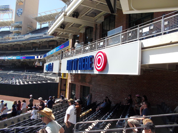 I hope lots of Padres batters hit this bullseye on the Western Metal Supply building during the 2016 season. Hope springs eternal!