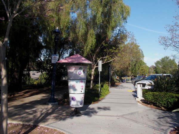 I love walking along Date Street through sunny Tweet Street, a park dedicated to city birds.