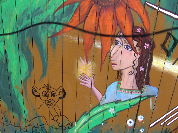 A magical lady, eyeball blooms and an unfinished Simba.