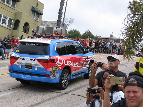 Excitement mounts. They should come around Columbia Street any moment!