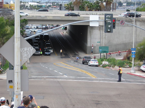 Here they come at last! And they're moving really fast!