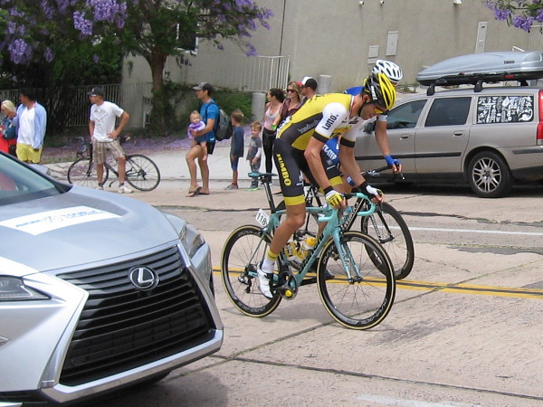 Outstanding athletes conquer a tough but relatively short hill.