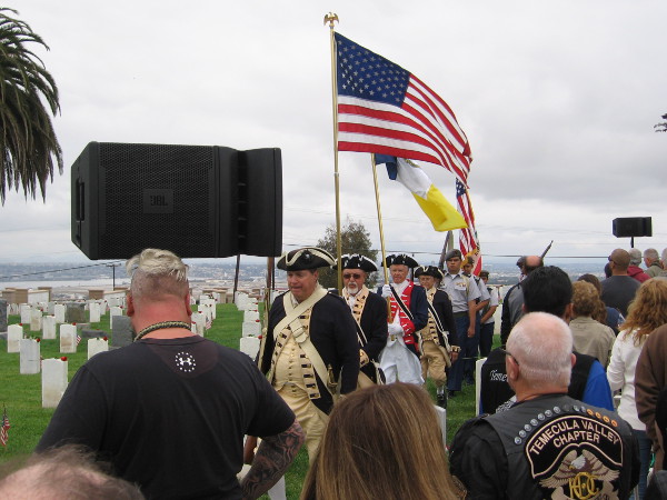 The color guard exited along the side where I sat, allowing me to take a couple of good photographs.