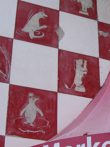 More fun animals in poses that suggest absurd circus acts.