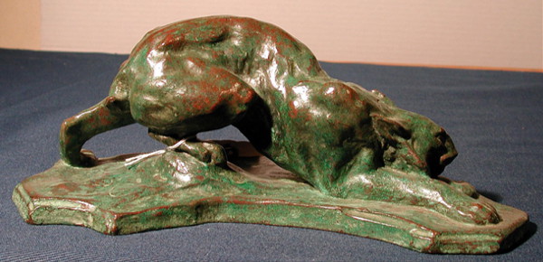 Lynx Ready to Spring, Arthur Putnam, 1909. Photo courtesy San Diego Museum of Art.