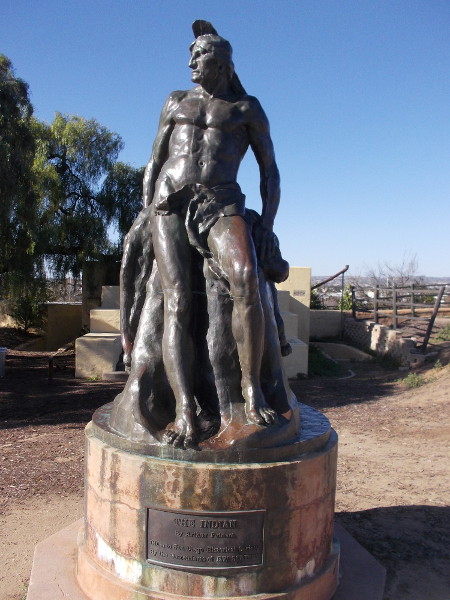 The Indian, Arthur Putnam, 1905. This amazing sculpture stands today on San Diego's Presidio Hill beneath the Serra Museum.