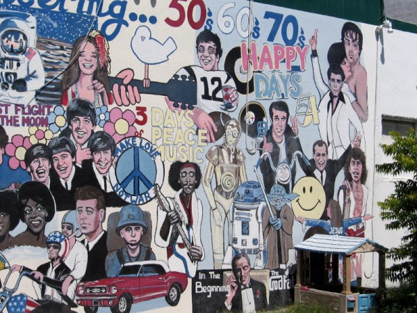 I have a dream. Make love, not war. Happy Days. Revolutionary music, cool cars, sports heroes, and a space opera that altered entertainment forever. Bits of history and popular culture from America's past.