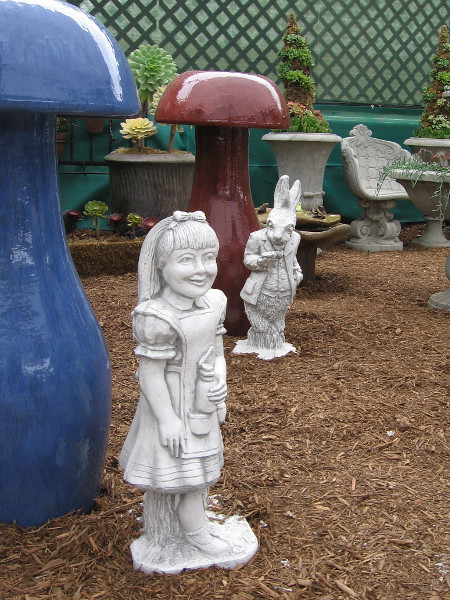 Some more fun Alice in Wonderland pottery characters created by The Madd Potter.