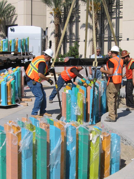 San Diego continues to grow more interesting and beautiful as public art is installed near the waterfront!