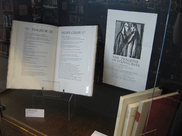 Rare book illustrations are included in the fine museum quality exhibit.