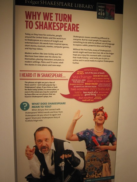 Why we turn to Shakespeare. For most people, his appeal has something to do with his brilliant use of language to express subtle, powerful ideas and feelings.