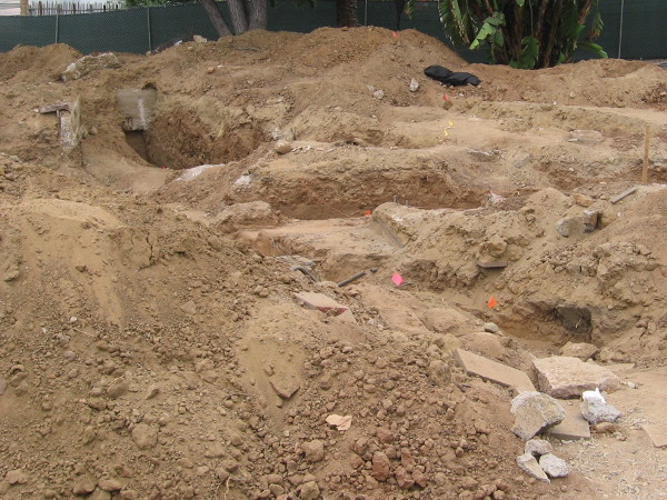 I was told by a California State Park employee that bits of pottery and other fascinating objects have been found at this site. It's believed a pottery or craft store was here at one time.