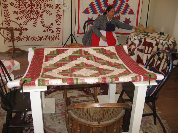 These beautiful quilts are on public display at Threads of the Past, in Old Town San Diego State Historic Park.