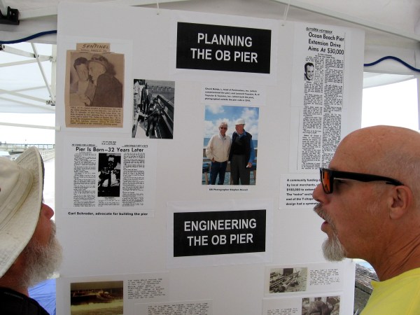 Planning the pier. Historical photos of the people who commissioned and built the truly amazing 1971 feet long concrete pier--the longest on the West Coast. Its original purpose was simply for fishing, out beyond rock and kelp beds!