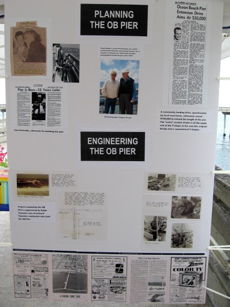 Engineering the OB Pier was no small feat. Thirteen months were required for the pier's completion because of various design changes.