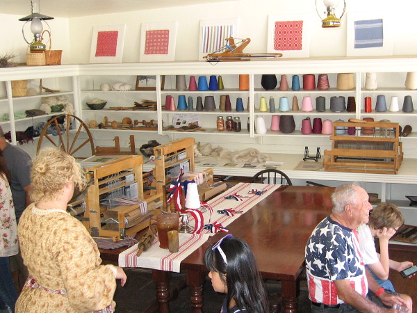 Threads of the Past contains several small looms and a variety of educational displays.