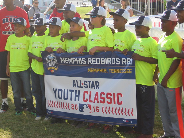 These guys are the Memphis Redbirds. Teams have come in from as far away as Indianapolis, Jacksonville, Rhode Island and Queens, NY. Several teams are from San Diego and two teams drove up from Tijuana, Mexico!