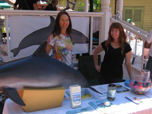 These nice ladies are working hard to save the Vaquita. It is hoped many others will join the effort, in any way possible. Time is very limited--perhaps a year or two--before the species might go extinct.