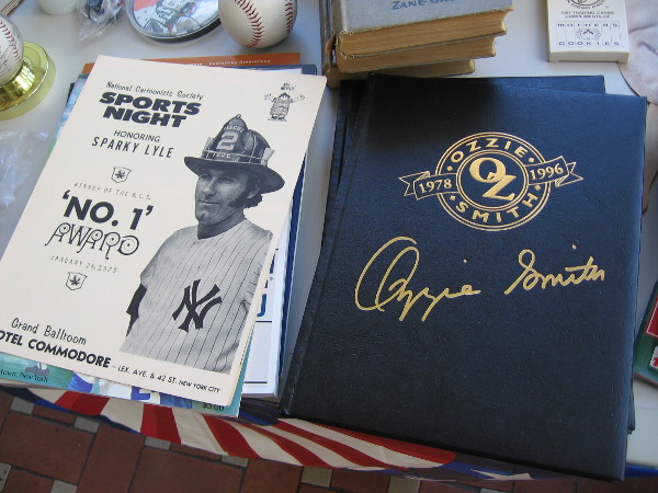 Collectibles remember New York Yankee Sparky Lyle and San Diego's own Wizard of Oz shortstop, Ozzie Smith!
