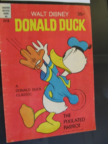 Walt Disney's Donald Duck, 1978. The baseball flew down his sleeve!