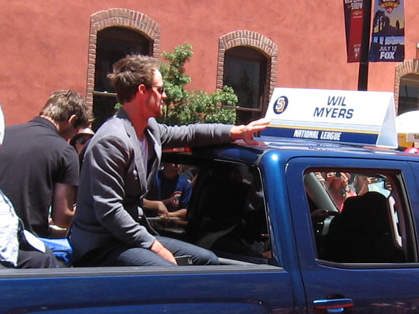 And here is local baseball hero, Wil Myers of the San Diego Padres!